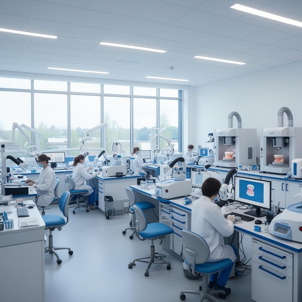 VDENT lab technician team at work